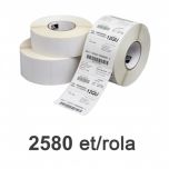 Role etichete Zebra Z-Select 2000T 102x25mm, 2580 et./rola