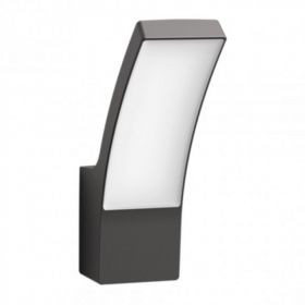 Apply LED outdoor lighting Philips Splay, 12W, 1100 lm,warm light temperature (2700K), IP44, Anthracite