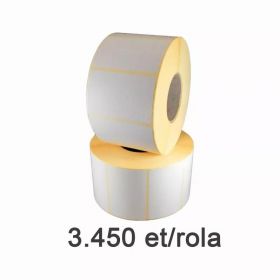Role etichete termice ZINTA 70x40mm, 3450 et./rola