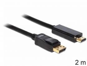 Cablu Delock DisplayPort la HDMI T-T ecranat 2m
