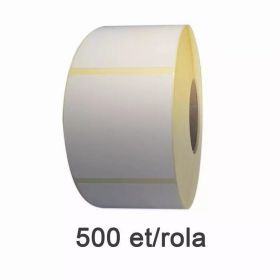 Role etichete semilucioase ZINTA 100x70mm, 500 et./rola