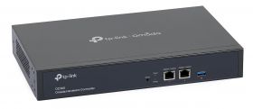 Tp-Link Omada hardware Controller, OC300; 2× 10/100/1000 Mbps Ethernet Ports, 1× USB 3.0 Port, Up to 500 Omada access points, JetStream switches, and SafeStream routers, Up to 15,000 clients, Power Supply: 100–240 V~50/60 Hz, 0.6 A.