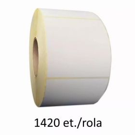 Role etichete semilucioase ZINTA 50x26 mm, 1420 et./rola