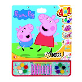Peppa Pig Set Pentru Desen Giga Block 4 In 1