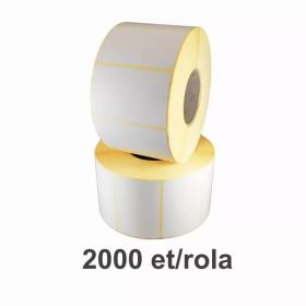 Role etichete PE autodistructibile albe 42x21mm, 2000 et./rola