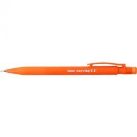 Creion mecanic PENAC Non-Stop, rubber grip, 0.5mm, varf plastic - corp orange pastel