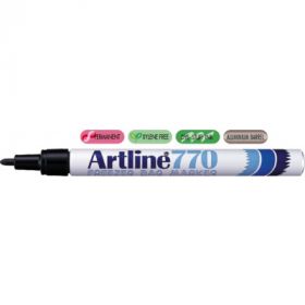 Marker ARTLINE 770, pentru pachete congelate, corp metalic, varf rotund 1.0mm - negru