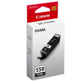 Cartus cerneala Canon PGI-550 PGBK, pigment black, capacitate 15ml, pentru Canon Pixma IP7250, Pixma IP8750, Pixma IX6850, Pixma MG5450, Pixma MG5550, Pixma MG6350, Pixma MG6450, Pixma MG7150, Pixma MX925.