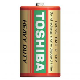 Toshiba baterie Heavy Duty D (R20) bulk 2