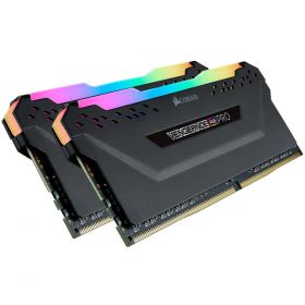 Memorie RAM DIMM Corsair Vengeance RGB PRO 32GB (2x16GB), DDR4 3200MHz, CL15, 1.2V, black, XMP 2.0