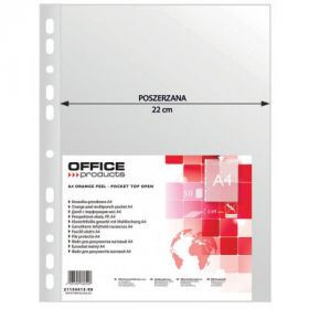 Folie protectie pentru documente A4, 90 microni, 50/set, Office Products Maxi - transparenta
