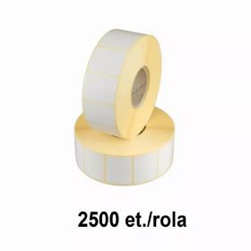 Role etichete plastic 24x15mm, 2500 et./rola