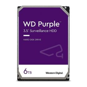 Surveillance HDD WD Purple 6TB SATA-III 5400RPM 256MB