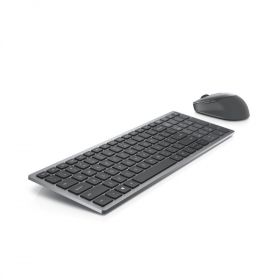 Dell Keyboard and mouse set KM7120W Wireless 2.4 GHz, Bluetooth 5.0 Color: Titan grey