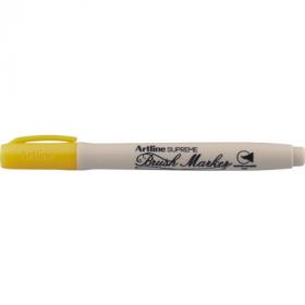 Carioca ARTLINE Supreme, varf flexibil (tip pensula) - galben fluorescent