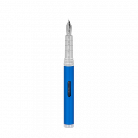 Stilou DIPLOMAT Nexus, cu penita M, din otel inoxidabil - Blue Chrome