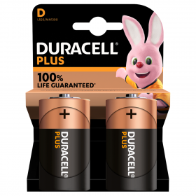 DuraCell baterie alcalina D (LR20) Blister 2buc