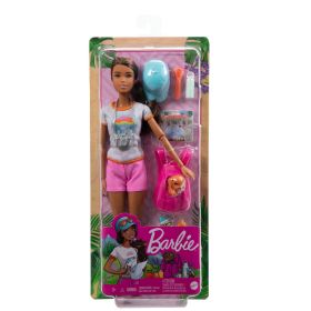 Barbie Set De Joaca Cu Accesorii Papusa Barbie In Drumetie