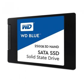 SSD WD, 250GB, Blue, 2.5", SATA 3.0, 3D NAND, R/W speed: 560/530MBs, 7mm
