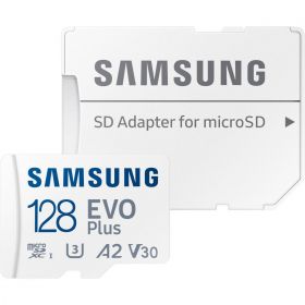 Micro Secure Digital Card Samsung, 128GB, MB-MC128KA/EU, Clasa 10, pana la 48MB/S, cu adaptor