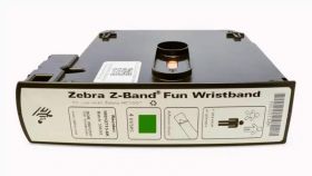 Bratari de identificare Zebra Z-Band Fun, 25x254mm, verzi, cutie, 2100 buc