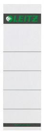 Etichete LEITZ pentru biblioraft, carton, 52 mm, 10 buc/ set, alb