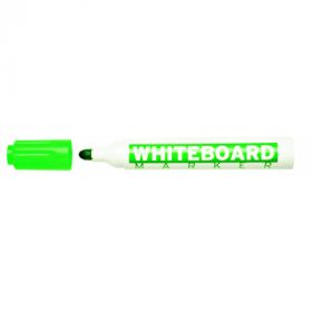 Marker pentru table de scris, varf rotund, corp plastic, MOLIN - verde
