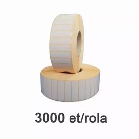 Role etichete termice ZINTA 50x15mm, 3000 et./rola