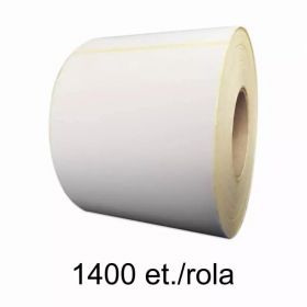 Role etichete semilucioase ZINTA 98x130mm, 1400 et./rola