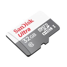 Micro Secure Digital Card SanDisk, 32GB, Clasa 10, Reading speed: 80MB/s, fara adaptor SD (pentru telefon)