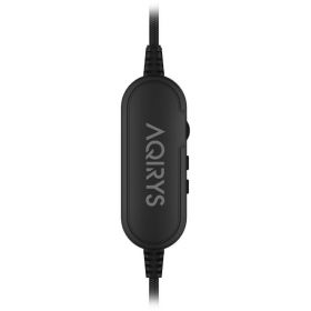 Casti over-ear AQIRYS Altair, sistem de sunet 7.1 Virtual Surround, cu fir, cu microfon flexibil, interfata USB 2.0