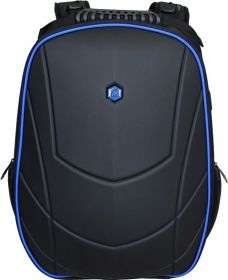 Rucsac BESTLIFE Gaming Assailant, 50x32x23cm, compartiment laptop 17 inch anti-vibratie, negru/albastru