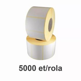 Role etichete semilucioase ZINTA 40x24mm, 5000 et./rola