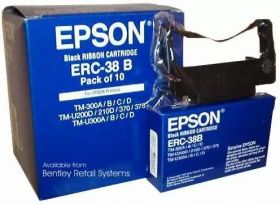 Ribon Epson ERC-30 / ERC-34 / ERC-38, compatibil, negru