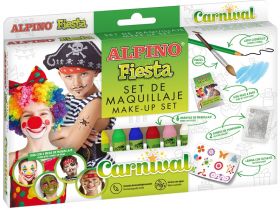 Set ALPINO Fiesta - Carnival, 6 culori x 5gr. make up sticks