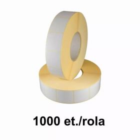 Role etichete semilucioase ZINTA 40x45mm, 1000 et./rola