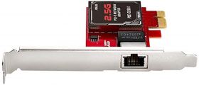 ASUS 2.5GBase-T PCIe Network Adapter PCE-C2500 with backward compatibility of 2.5G/1G/100Mbps; RJ45 port.