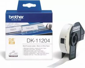 Banda de etichete Brother DK11204, 17x54mm, 400 et./rola