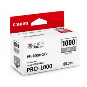Cartus cerneala Canon PFI-1000GY , grey, capacitate 80ml, pentru Canon imagePROGRAF PRO-1000.