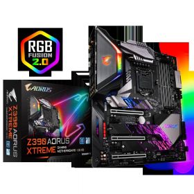 Placa de baza Gigabyte Z390 AORUS Extreme, Intel® Z390 Express Chipset,4 x DDR4 DIMM sockets supporting up to 128GB (32GB single DIMMcapacity), Dual channel memory architecture, Support for DDR4 4400(O.C.)/ 4333(O.C.) / 4266(O.C.) / 4133(O.C.) / 4000(O.C
