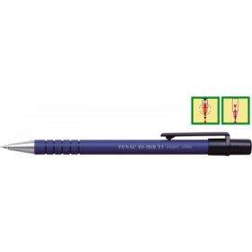 Creion mecanic PENAC RB-085M, rubber grip, 0.5mm, con si varf metalic - corp albastru