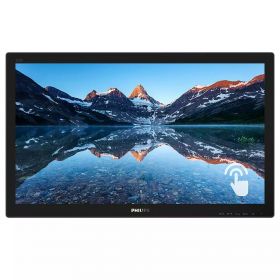 Monitor 21.5" PHILIPS 222B9TN, multitouch 10 puncte, FHD 1920*1080, TFT- LCD (TN), 1 ms, flicker free, low blue light, 16:9, 60 Hz, 250 cd/mp, 1000:1, 170/160, touch mode Stylus, Finger, Glove, 7H, VGA, DVI, DP, HDMI, 2* USB, PC audio-in, Headphone out, b