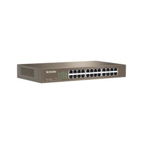 Switch Tenda 24-port TEF1024D; 10/100Mbps; Standard and Protocol: IEEE 802.3, IEEE 802.3u,IEEE 802.3x; 24*10/100M Base-T Ethernet ports (Auto MDI/MDIX); Power Output: 20W; Switching Capacity: 4.8Gbps.