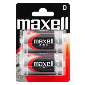 Maxell baterie zinc D (R20) Blister 2buc
