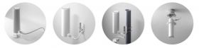 Ubiquiti UniFi Acess Point UAP-FLEX HD, 4x4 MU-MIMO Technology with 1.733 Gbps, Weatherproof for Indoor / Outdoor Installations, Flexible Mounting Options for Ceiling, Pole, Tabletop, or Wall, 1 x  10/100/1000 Ethernet Port, Max Power Consumption 10.5W. 2