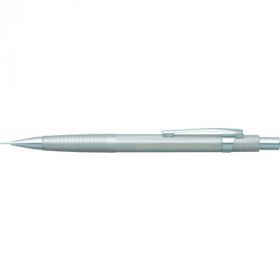 Creion mecanic profesional PENAC NP-3, 0.3mm, con metalic cu varf cilindric fix - corp argintiu