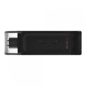Kingston USB Flash Drive DataTraveler 70, Speed: USB 3.2 Gen1, 64GB