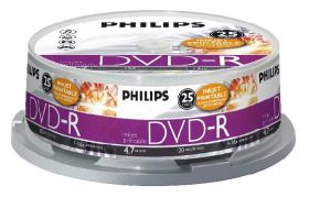 DVD-R 4.7GB (25 buc. Spindle, 16x) PHILIPS