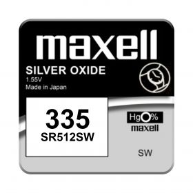 Maxell baterie ceas 335 diametru 5,8mm x h 1,25mm SR512SW