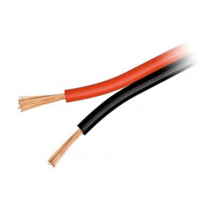 Cablu bifilar plat marcat pentru boxe 2 x 0,35 mm MYUP rola 100ml KAB0363/Well / Dalbi
